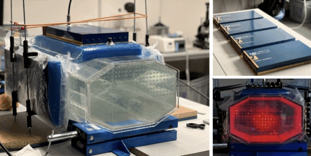 Microwave applicator research setup